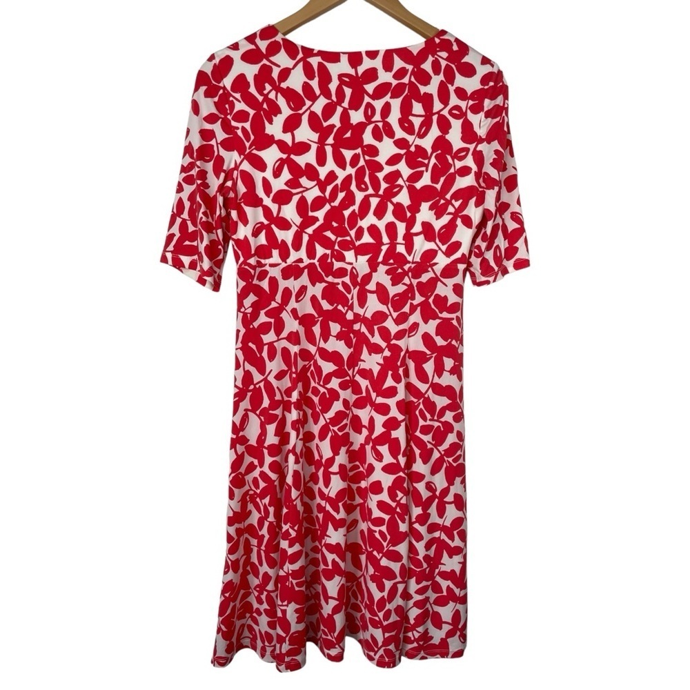 Maggy London Floral Orange/White Dress - Picture 2 of 5